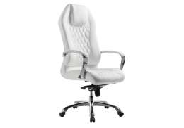 Компьютерное кресло Damian white / satin chrome (65x67x125)