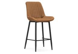 Барный стул Седа К кирпичный / черный (49x57x102)